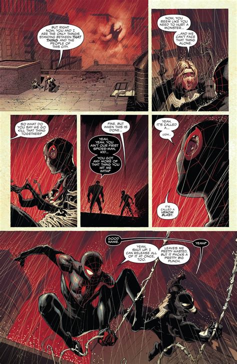 Venom Meets Spider Man Miles Morales Comicnewbies