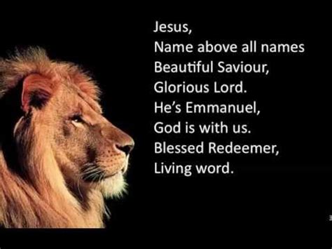 By all of the above 1,021 words · 133 · 17. Jesus Name Above All Names ~ Terry MacAlmon ~ lyric video ...