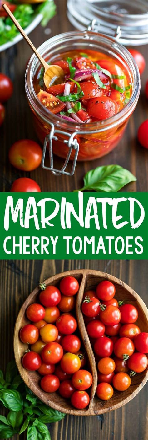 Marinated Cherry Tomatoes Recipe Peas And Crayons Recipe Cherry