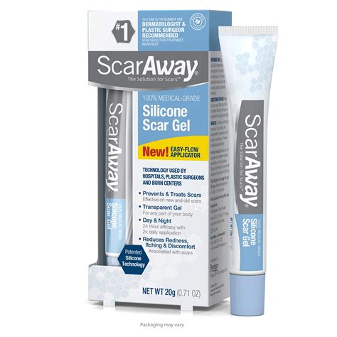 Scaraway 100 Medical Grade Silicone Scar Gel For Face Body Surgical