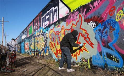 Sanctioned Graffiti Walls Offer Legal Space For Self Expression The