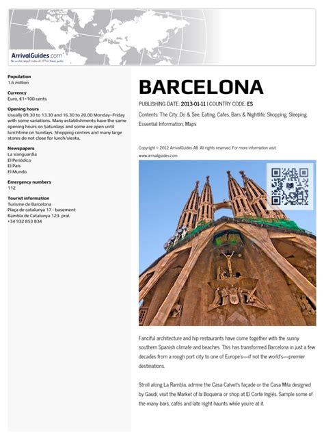 Barcelona Travel Guide Book