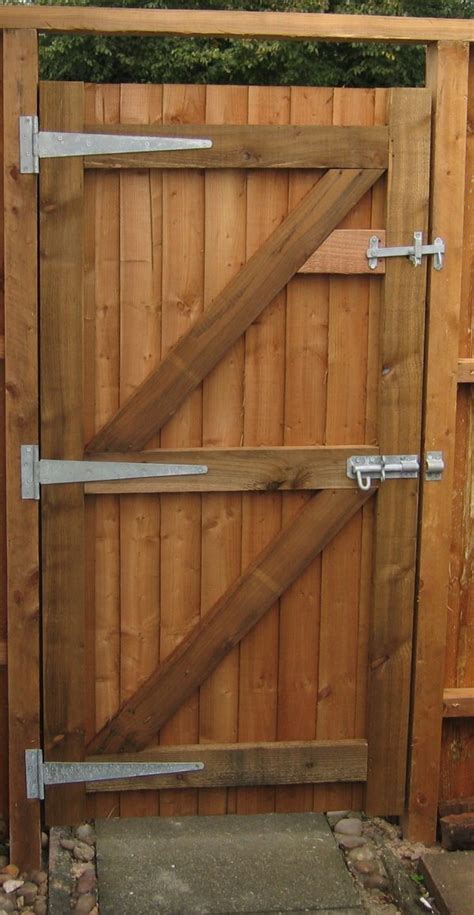 Wooden Gate Frame Clad With Feather Edged Boards Hodges And Lawrence Ltd