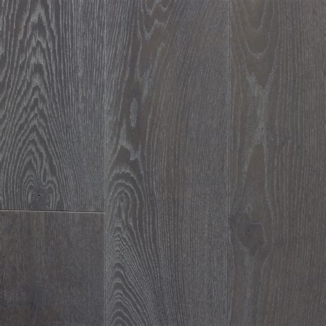 Engineered Oak Smoked Reaction Stain Brushed And Graphite White Oiled