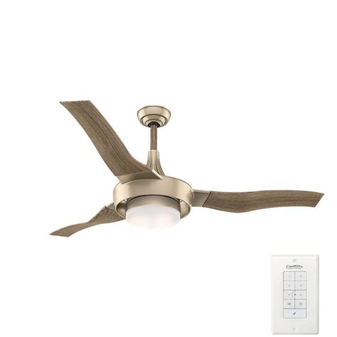 Our low profile ceiling fans are available in sleek, contemporary designs, as well as vintage farmhouse looks. Casablanca Perseus 64 in. LED Indoor/Outdoor Metallic ...