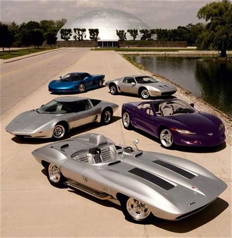Concept Corvettes 1959 Sting Ray 1973 Xp 895 Reynolds 1977 Aero
