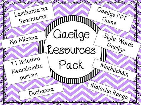 Mash Class Level Gaeilge Resources Pack