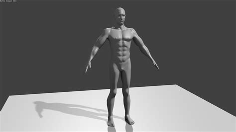 3d Human Male Character Base Model By Emperor Of Mars On Deviantart