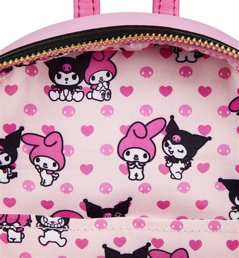 Loungefly Sanrio My Melody And Kuromi Double Pocket Mini Backpack