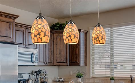 Hanging Tiffany Style Lamp Artzone Pendant Lights For Kitchen Enhance