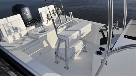 Flat Bottom Skiff Rear Jump Seats And Leaning Post Sundance Boats