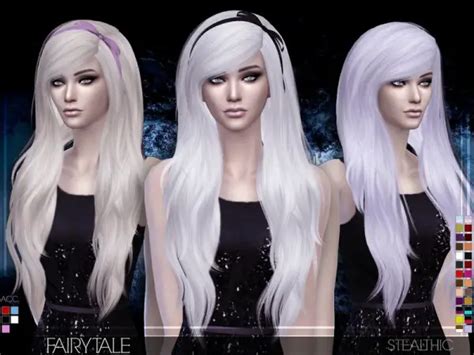 Sims 4 Hairs ~ Stealthic Fairytale Hairstyle