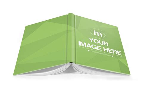 Open Hardcover Book Mockup Psd Template On Behance