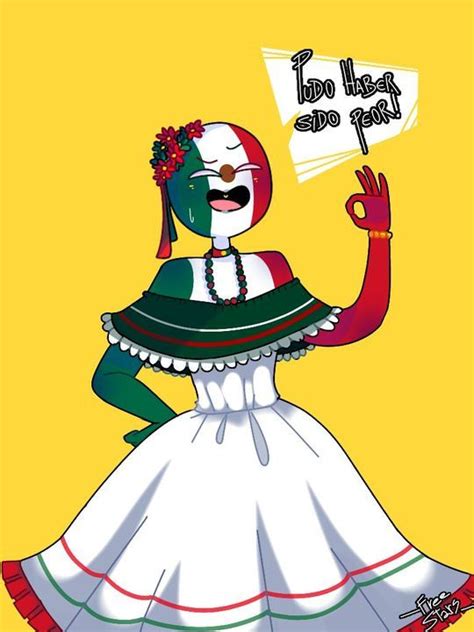 Countryhumans Mexico Mujer Llorando Frikilo Quesea