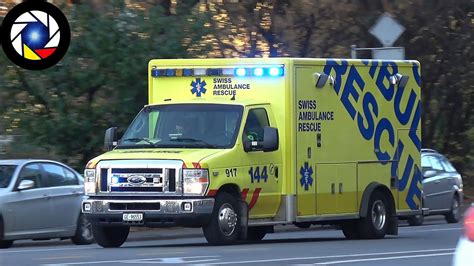 Swiss Ambulance Rescue Geneva Youtube