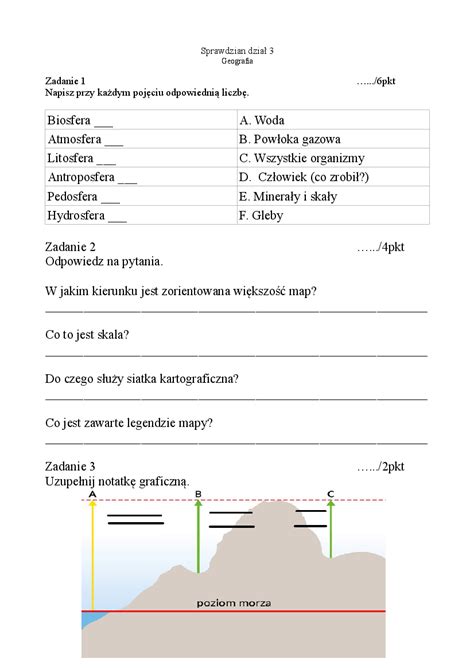 Geografia Dział 1 Klasa 7 Sprawdzian - Sprawdzian geografia dzial1 pdf - Pobierz pdf z Docer.pl