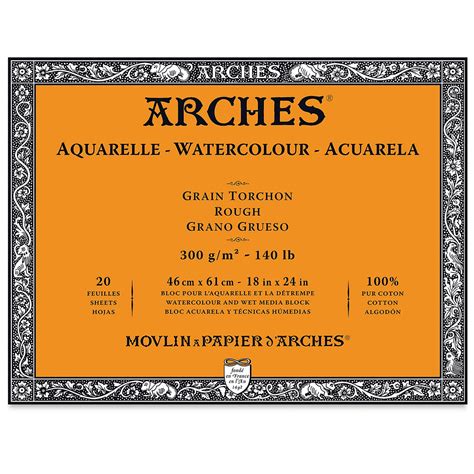 Arches Watercolor Block 18 X 24 Rough 20 Sheets Michaels