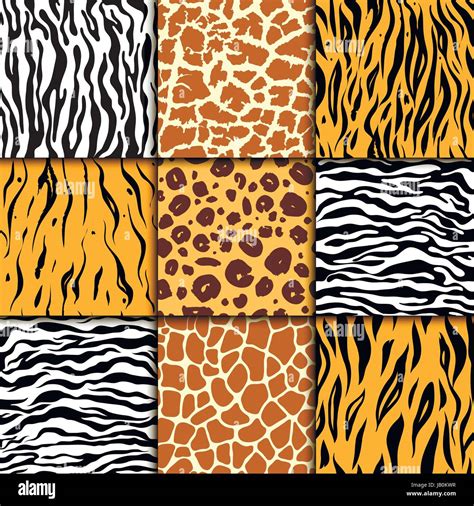Seamless Pattern With Cheetah Skin Vector Background Colorful Zebra