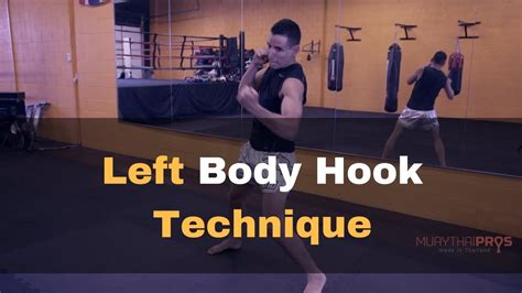 Left Body Hook Punch Muay Thai Boxing Technique Youtube