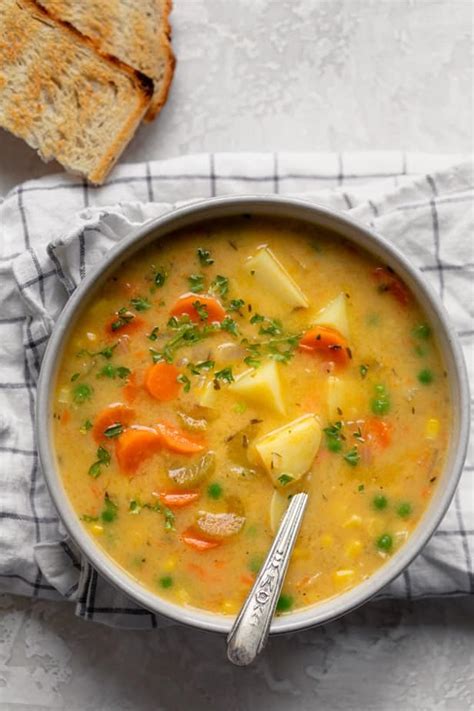 Thick Creamy Vegetable Soup Recipe