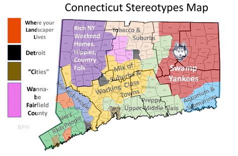 Fairfield County Map Of Ct Towns