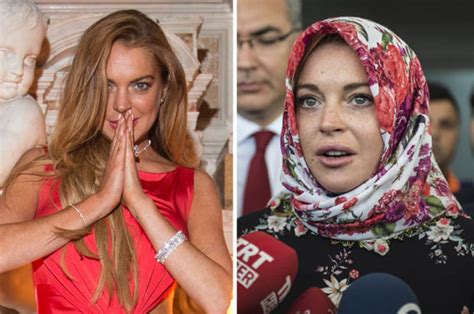 Lindsay Lohan Hints Shes Converted To Islam With Cryptic Arabic