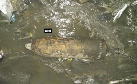 Unexploded Cannon Ball Shell Found In Delhis Tughlaqabad