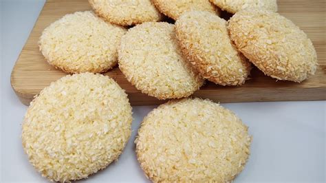How To Make Condensed Milk Coconut Cookies Youtube