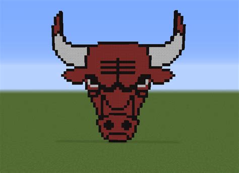 Chicago Bulls Logo Blueprints For Minecraft Houses Castles Towers