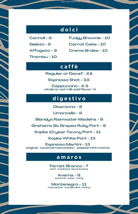 Online Menu of Rosaria's on Third Street Restaurant, Perrysburg, Ohio