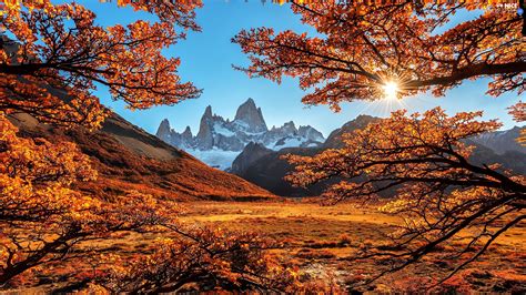 Fitz Roy Mountain Andes Mountains Patagonia Argentina