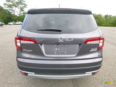 2019 Modern Steel Metallic Honda Pilot Elite Awd 128793090 Photo 3