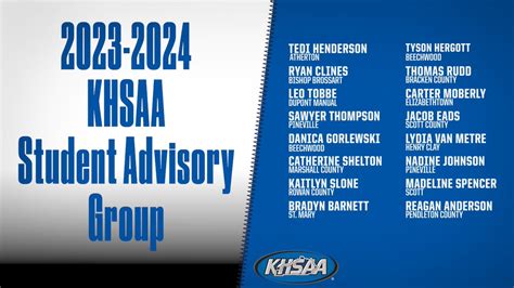 Khsaa Events On Twitter Sixteen Student Athletes From Across The