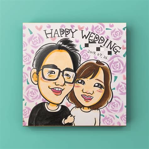 結婚祝いの似顔絵ギフトまとめ 北海道札幌の似顔絵オンラインショップ 似顔絵ファクトリー