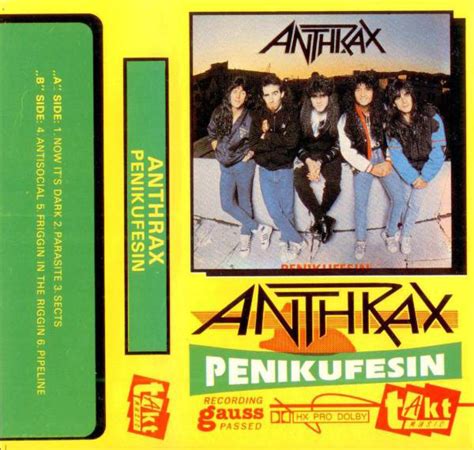Anthrax Penikufesin 1992 Cassette Discogs