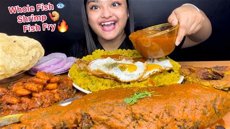 Kg Spicy Whole Fish Curry Spicy Prawns Ghee Roast Khichdi Fish