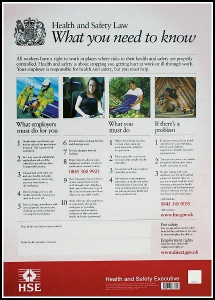 Maybe you would like to learn more about one of these? health and safety at work act poster | Safety at Work ...