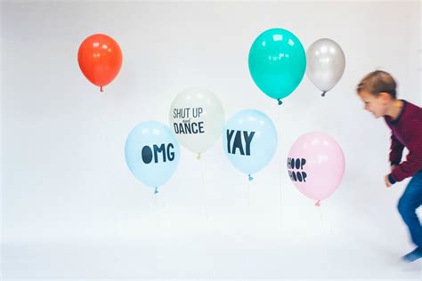 Say It With The Coolest Slogan Balloons Yay Hooray Whoop Whoop Omg