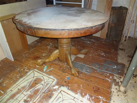 Check out here the sample dining table that the diy table makeover ideas for genius table makeovers are just endless! Heir and Space: An Antique Oak Pedestal Table