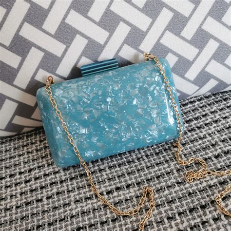 Unique Shell Acrylic Bags Luxury Evening Clutches Handbags Woman Party