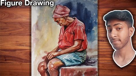 Watercolor Figure Painting Tutorial For Bfa Exam Composition Drawing
