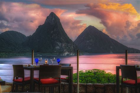 Honeymoon Jade Mountain St Lucia St Lucia S Most Romantic Luxury Resort