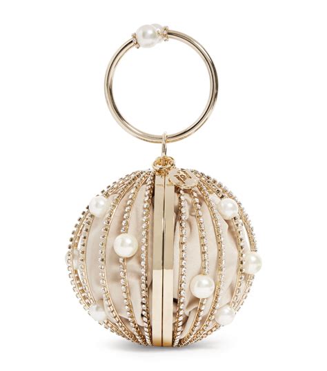 Rosantica Gold Sasha Pearl Brass Sphere Handbag Harrods Uk