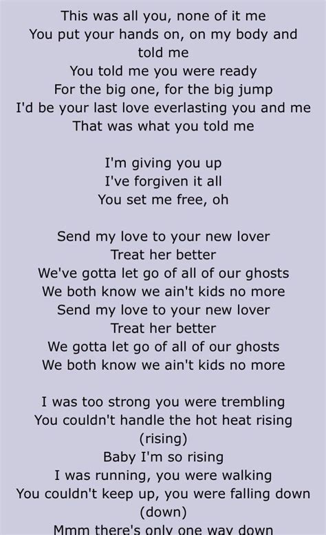 Send My Love Adele Some Of These Lyrics Sound All To Familiar