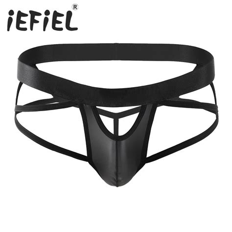 Sexy Mens Male Lingerie Soft Cut Out Open Back Bulge Pouch Jockstrap