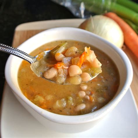 Crock pot ham bone and bean soup. Mom, What's For Dinner?: Crock Pot Navy Bean Soup