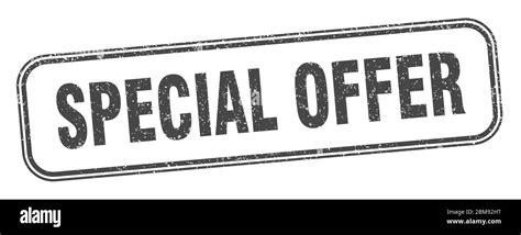 Special Offer Stamp Special Offer Square Grunge Sign Label Stock