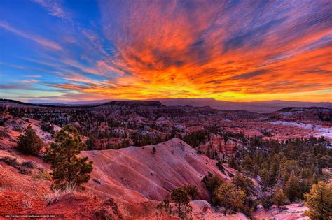 Download Wallpaper Bryce Canyon Sunrise National Park Bryce Canyon