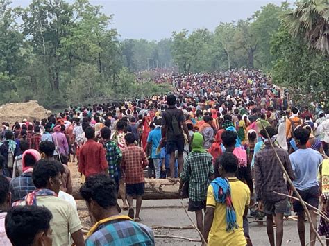 roiled by mass adivasi protests congress adopts bjp methods in chhattisgarh the reader s