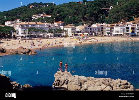 Tamariu Cove Costa Brava Baix Emporda Girona Province Catalonia Spain
